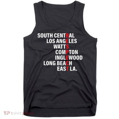 West Side RESPECT Los Angeles Watts Compton Long Beach Tank Top