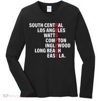 West Side RESPECT Los Angeles Watts Compton Long Beach Women's Long Sleeve Shirt thumb 0