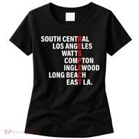 West Side RESPECT Los Angeles Watts Compton Long Beach Women's T-Shirt thumb 0