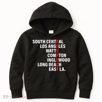 West Side RESPECT Los Angeles Watts Compton Long Beach Kids Hoodie thumb 0