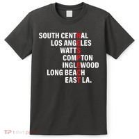 West Side RESPECT Los Angeles Watts Compton Long Beach T-Shirt thumb 0