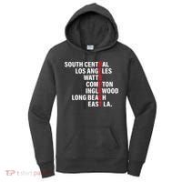 West Side RESPECT Los Angeles Watts Compton Long Beach Women's Hoodie thumb 0