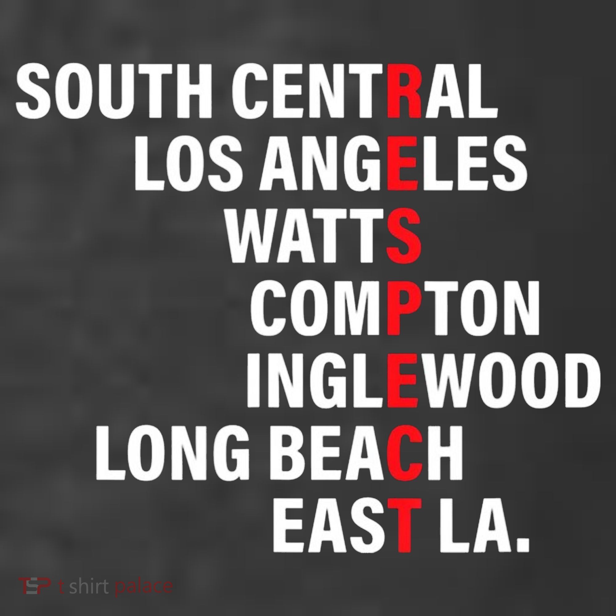 West Side RESPECT Los Angeles Watts Compton Long Beach Women's Hoodie