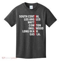 West Side RESPECT Los Angeles Watts Compton Long Beach Kids T-Shirt thumb 0