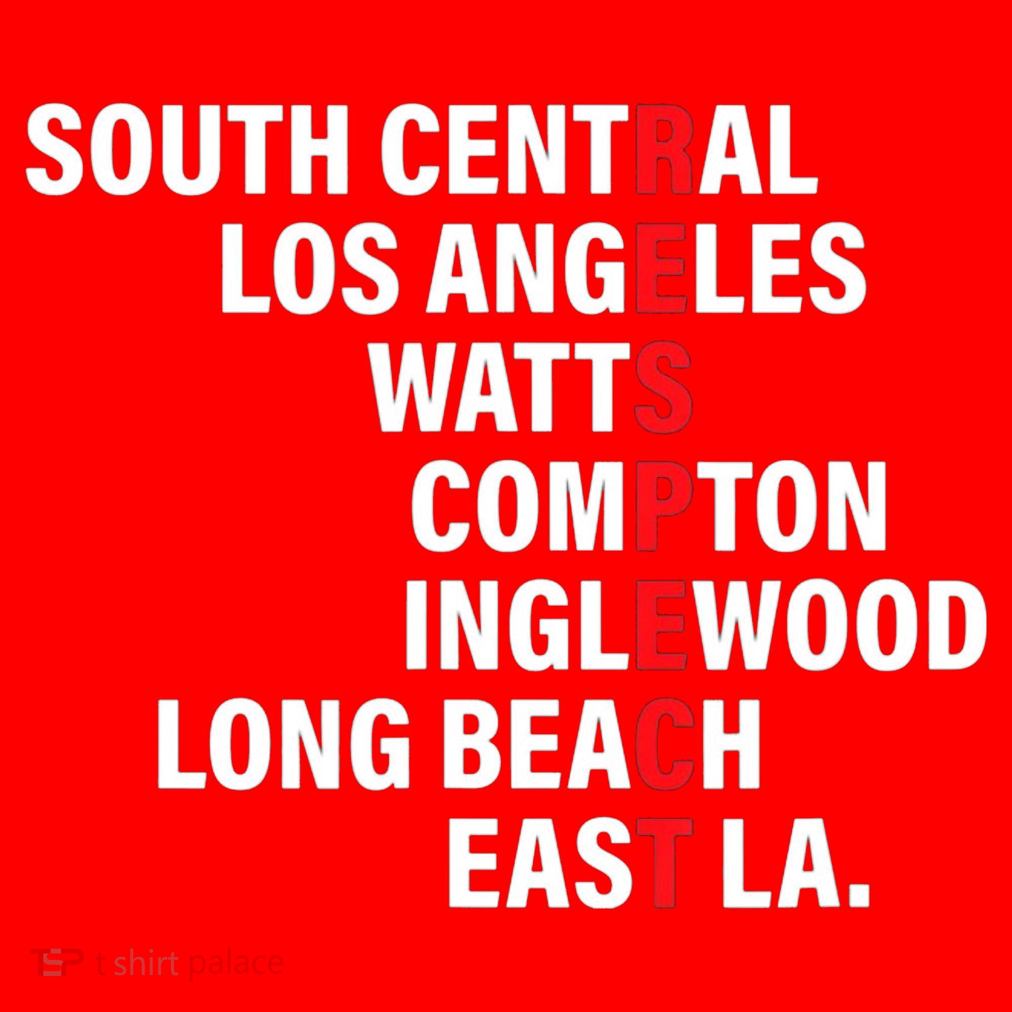 West Side RESPECT Los Angeles Watts Compton Long Beach Santa Hat