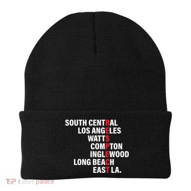 West Side RESPECT Los Angeles Watts Compton Long Beach Beanie