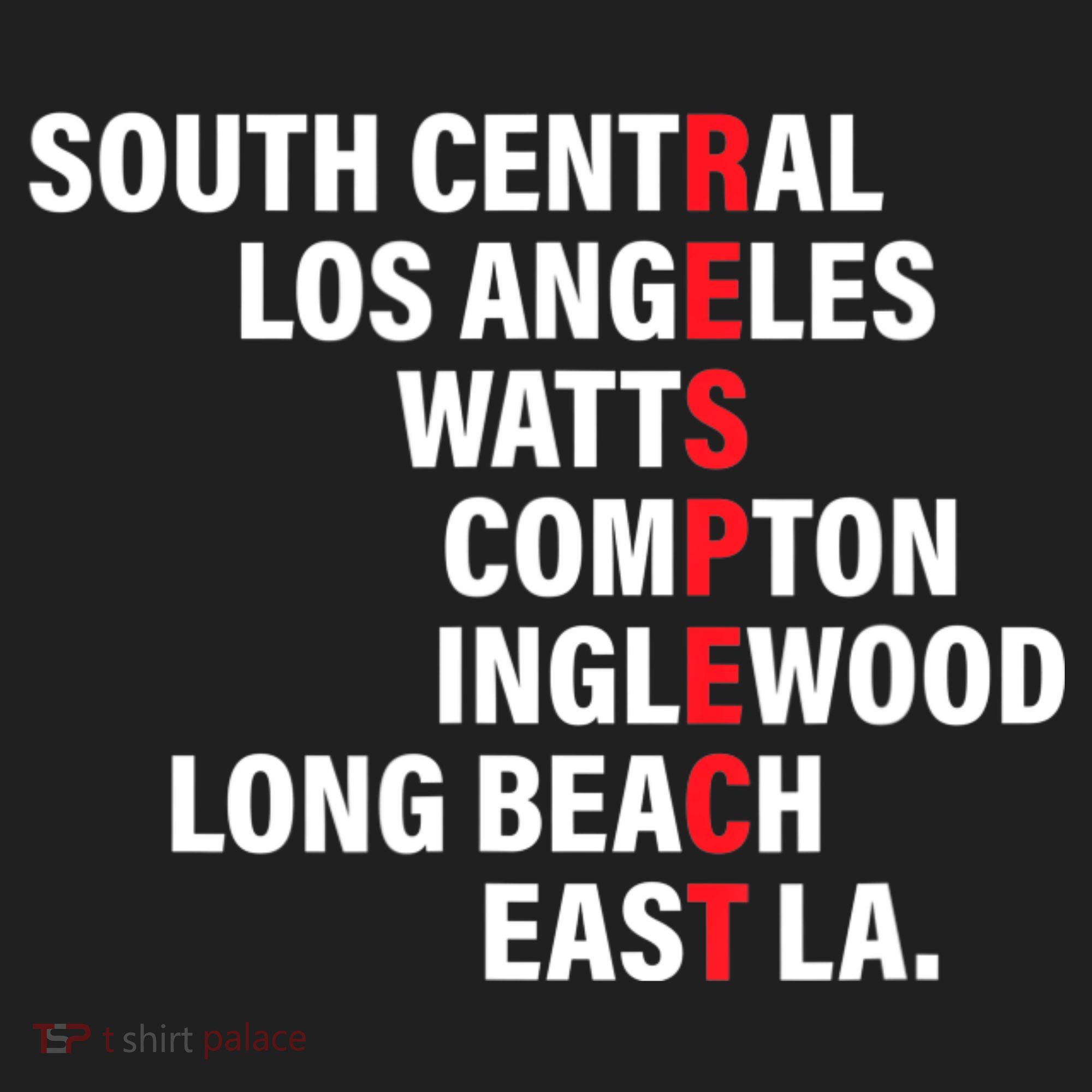 West Side RESPECT Los Angeles Watts Compton Long Beach Beanie