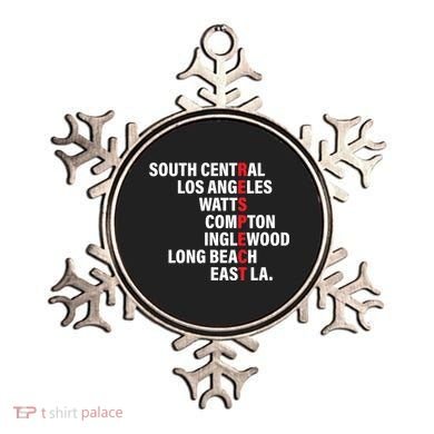 West Side RESPECT Los Angeles Watts Compton Long Beach Ornament