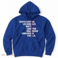 West Side RESPECT Los Angeles Watts Compton Long Beach Hoodie thumb 0