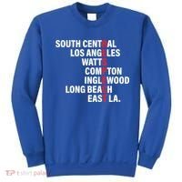 West Side RESPECT Los Angeles Watts Compton Long Beach Sweatshirt thumb 0