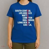 West Side RESPECT Los Angeles Watts Compton Long Beach T-Shirt thumb 4
