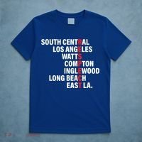 West Side RESPECT Los Angeles Watts Compton Long Beach T-Shirt thumb 5