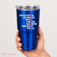 West Side RESPECT Los Angeles Watts Compton Long Beach Tumbler thumb 2