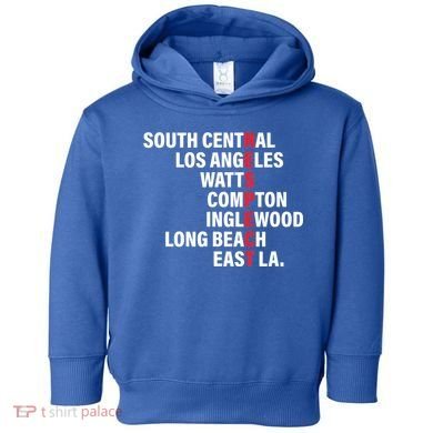 West Side RESPECT Los Angeles Watts Compton Long Beach Toddler Hoodie