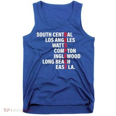 West Side RESPECT Los Angeles Watts Compton Long Beach Tank Top