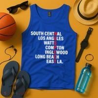 West Side RESPECT Los Angeles Watts Compton Long Beach Tank Top thumb 4