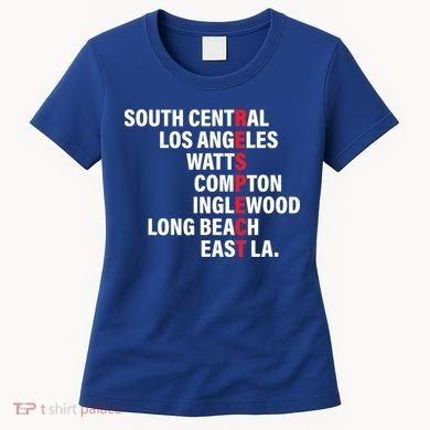 West Side RESPECT Los Angeles Watts Compton Long Beach Women's T-Shirt