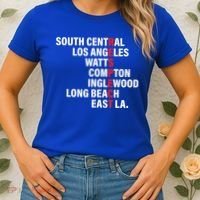 West Side RESPECT Los Angeles Watts Compton Long Beach Women's T-Shirt thumb 2