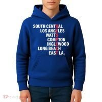 West Side RESPECT Los Angeles Watts Compton Long Beach Kids Hoodie thumb 4