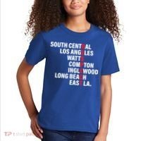 West Side RESPECT Los Angeles Watts Compton Long Beach Kids T-Shirt thumb 2