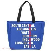 West Side RESPECT Los Angeles Watts Compton Long Beach Tote Bag thumb 0