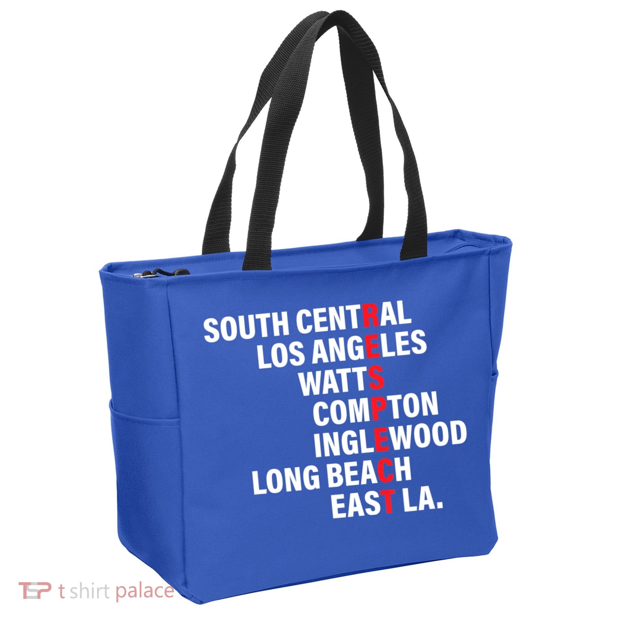 West Side RESPECT Los Angeles Watts Compton Long Beach Tote Bag