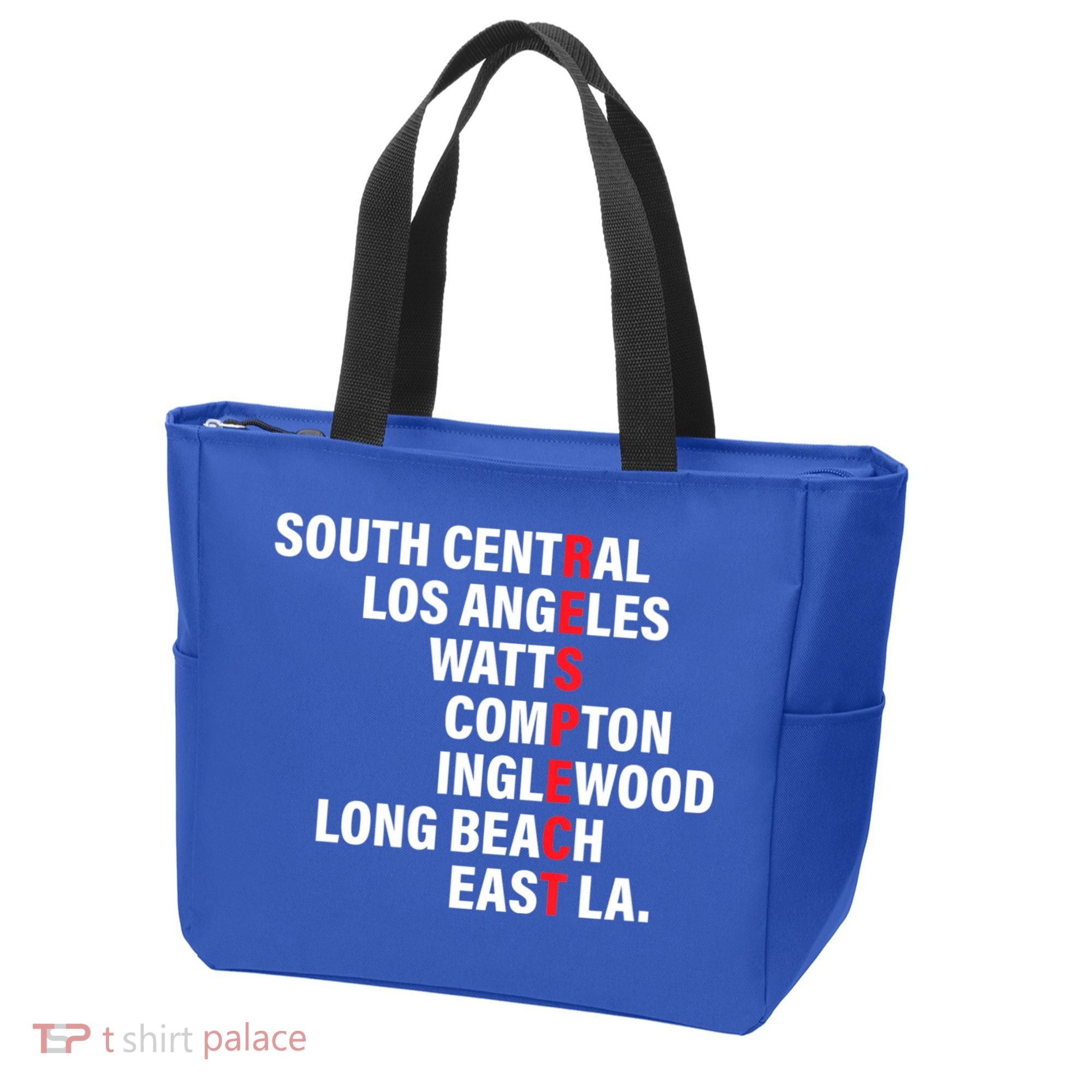 West Side RESPECT Los Angeles Watts Compton Long Beach Tote Bag