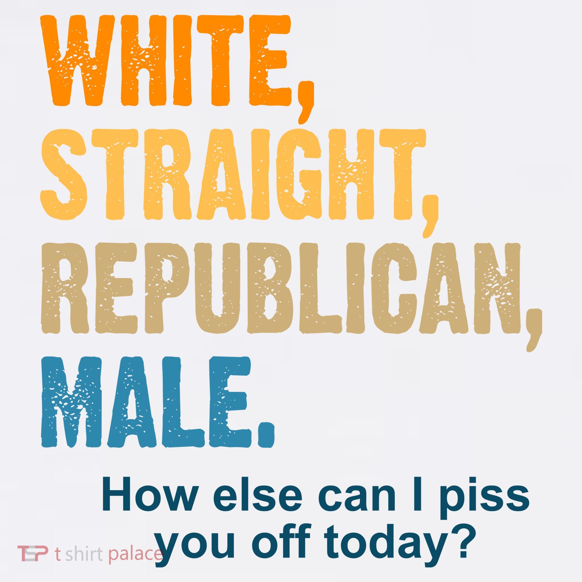 White Straight Republican Male Piss You Off Funny Women's Hoodie
