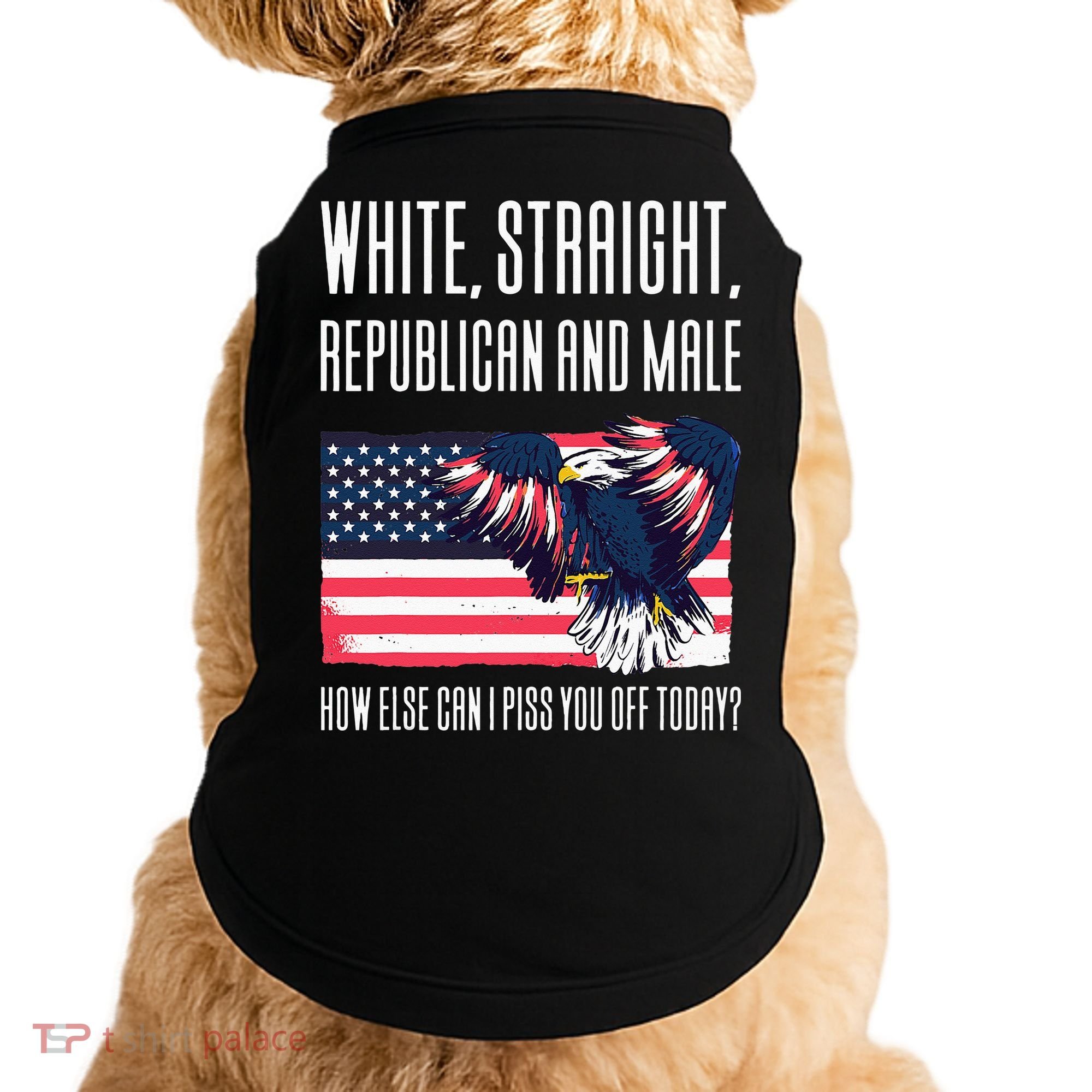 White Straight Republican Male Doggie Tank