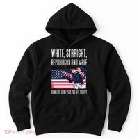White Straight Republican Male Hoodie thumb 0