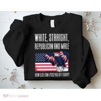 White Straight Republican Male Sweatshirt thumb 2
