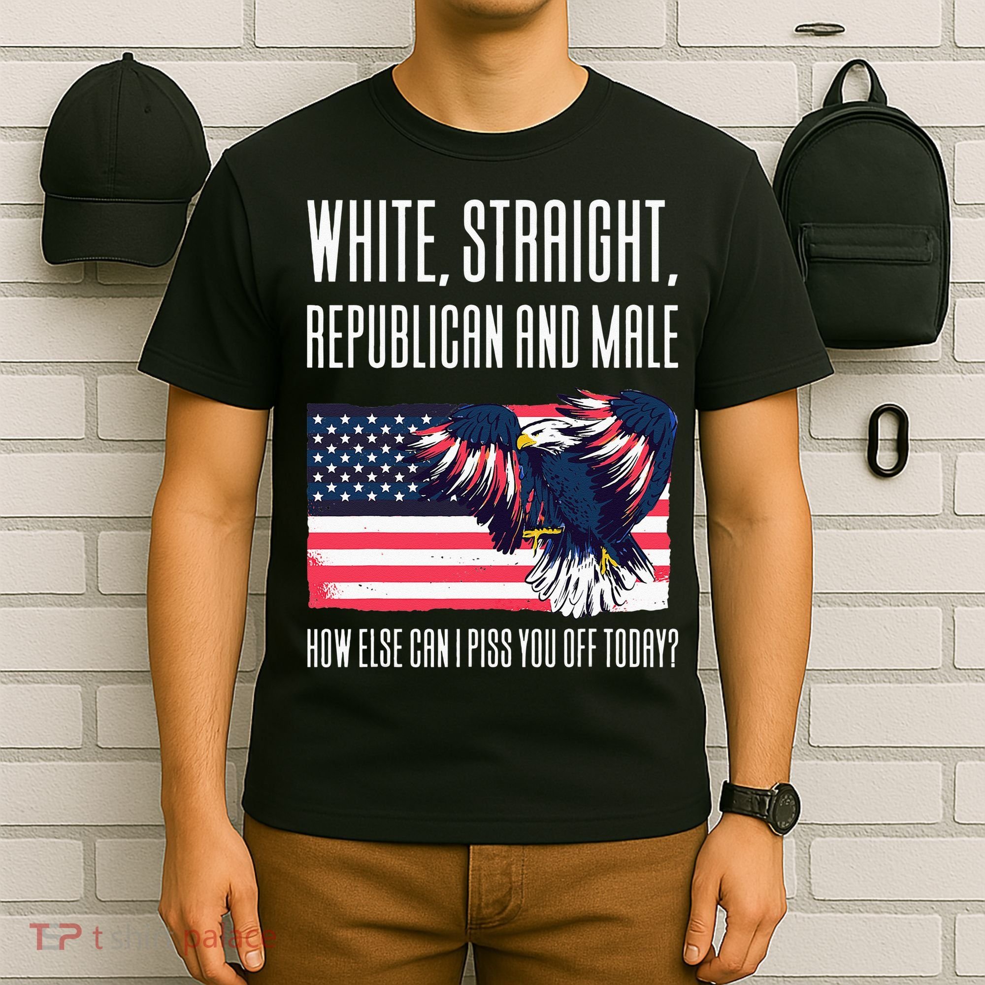 White Straight Republican Male T-Shirt