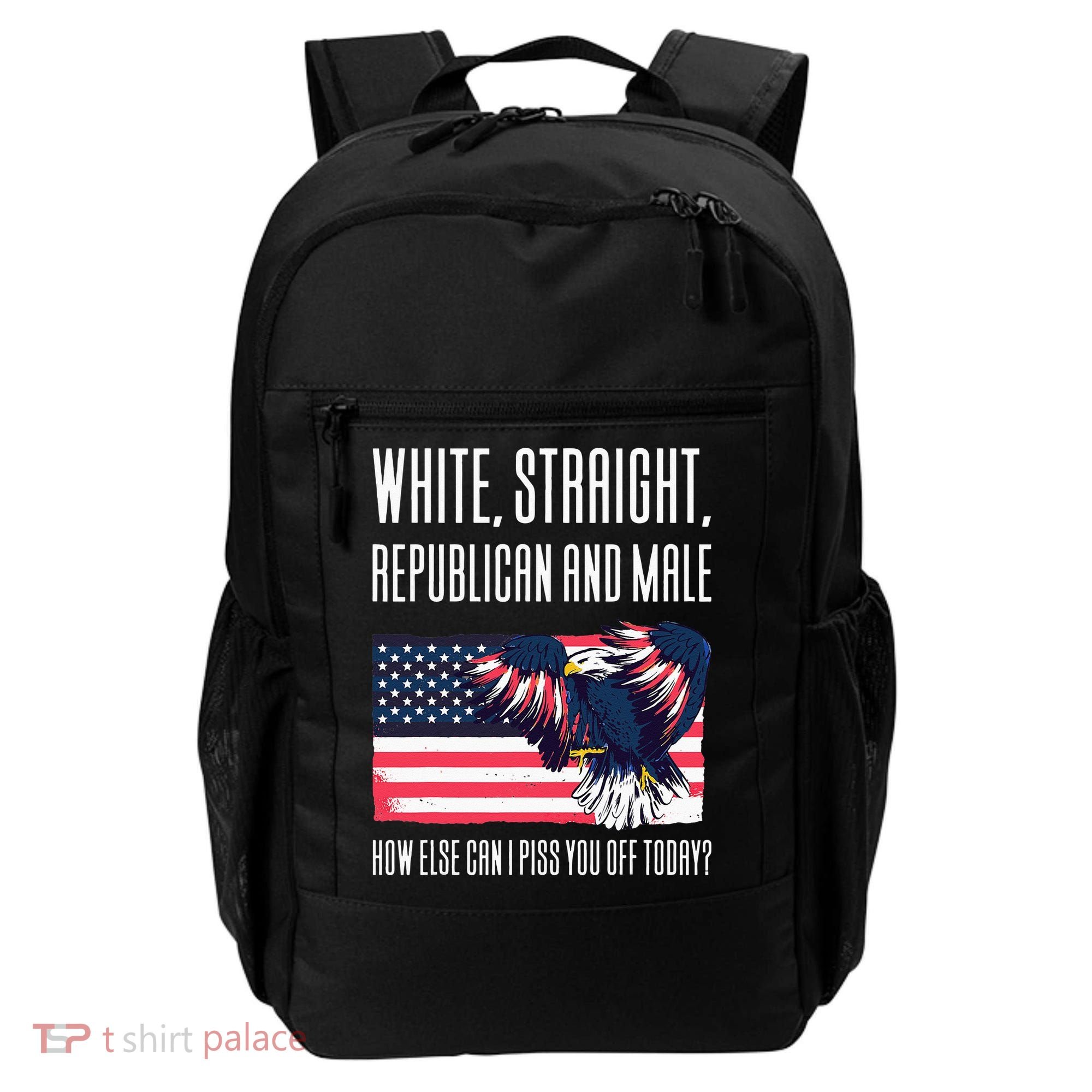 White Straight Republican Male Backpack