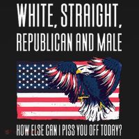 White Straight Republican Male Women's Hoodie thumb 2