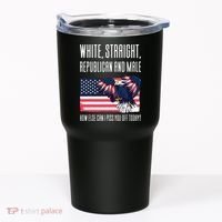 White Straight Republican Male Tumbler thumb 0