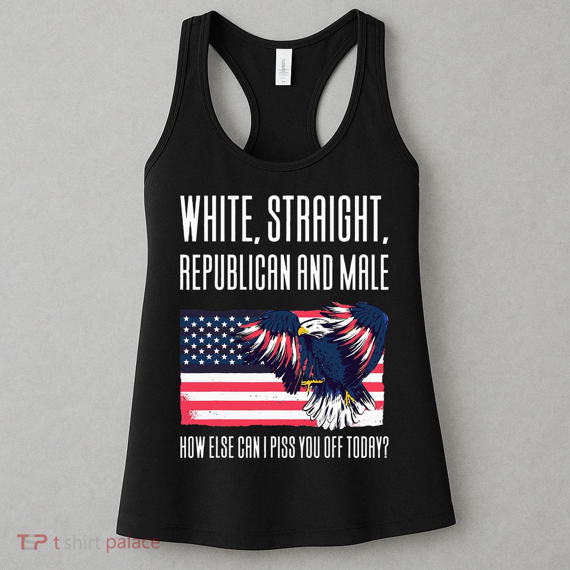 White Straight Republican Male Women's Tank Top