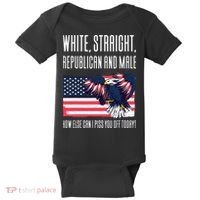 White Straight Republican Male Baby Bodysuit thumb 0
