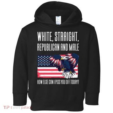 White Straight Republican Male Toddler Hoodie