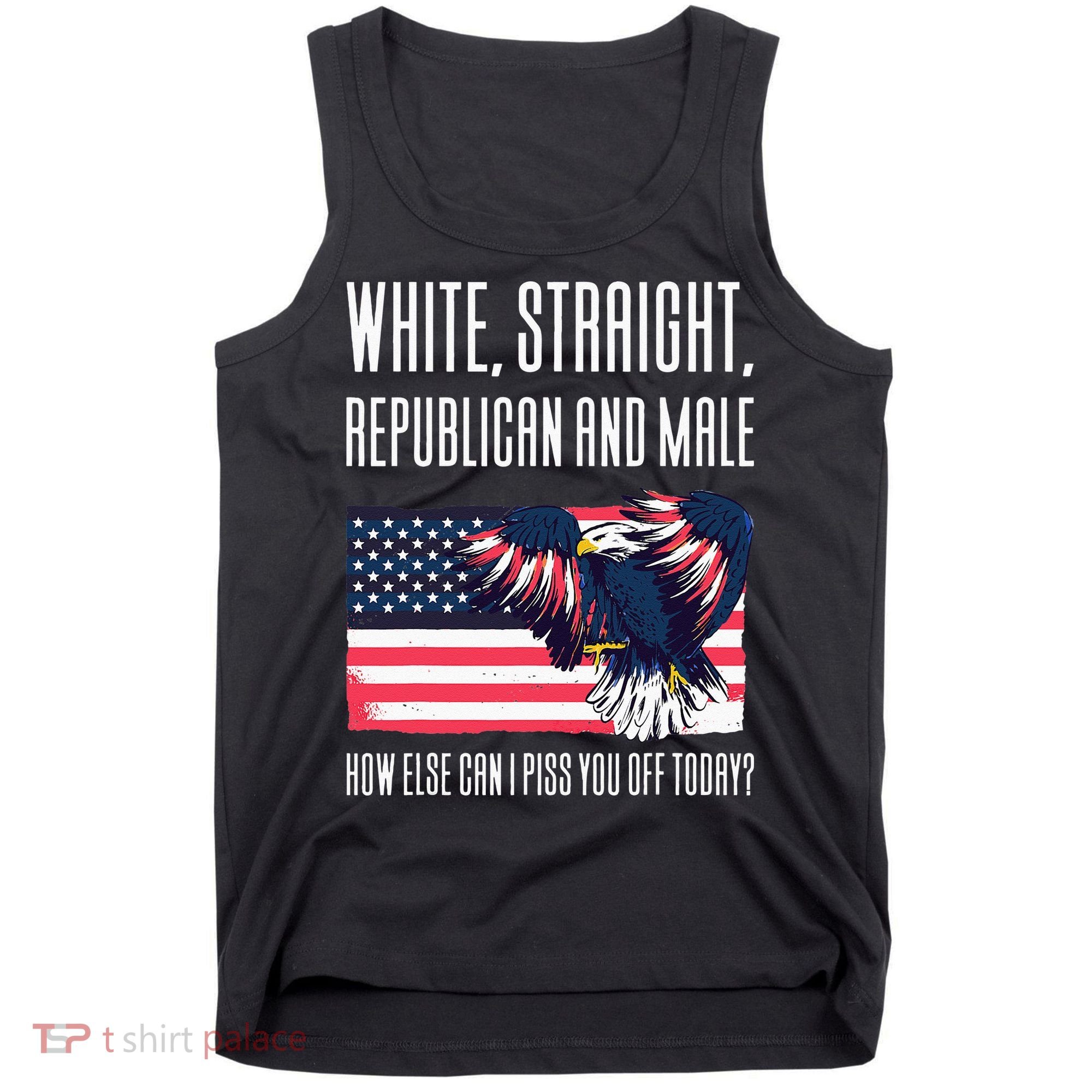White Straight Republican Male Tank Top