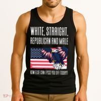 White Straight Republican Male Tank Top thumb 3