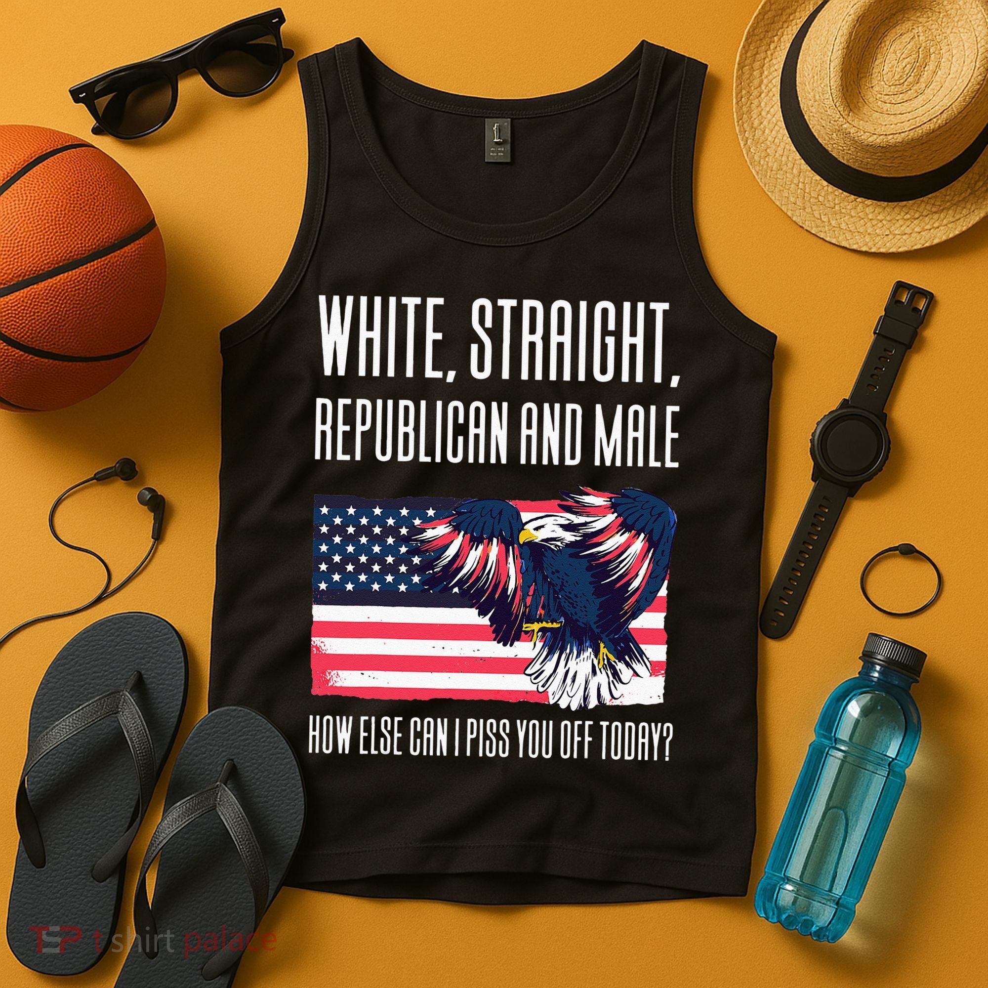 White Straight Republican Male Tank Top