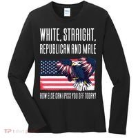 White Straight Republican Male Women's Long Sleeve Shirt thumb 0