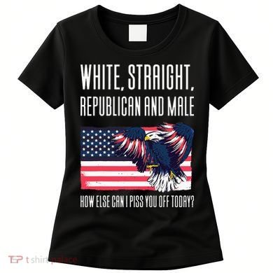 White Straight Republican Male Women's T-Shirt