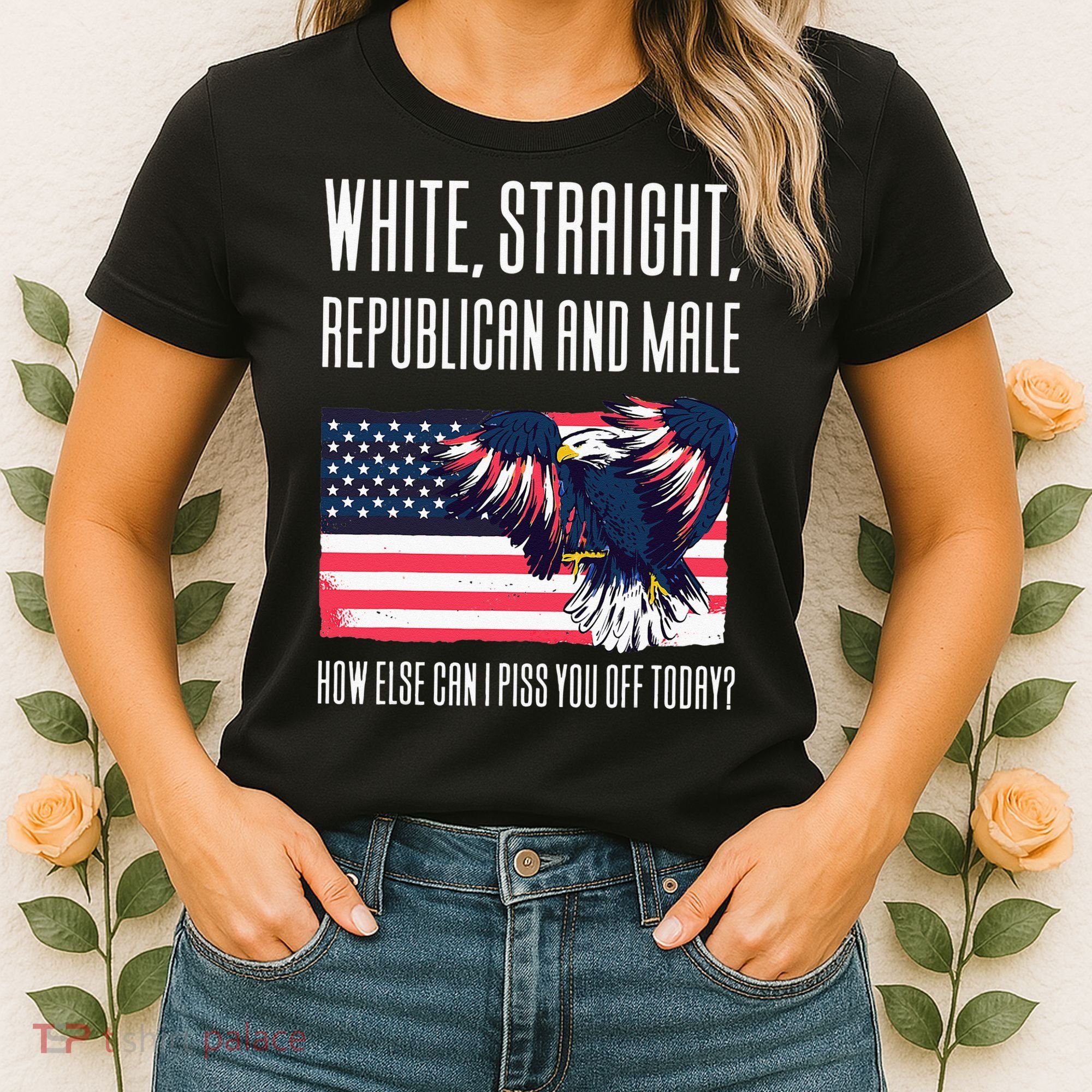 White Straight Republican Male Women's T-Shirt