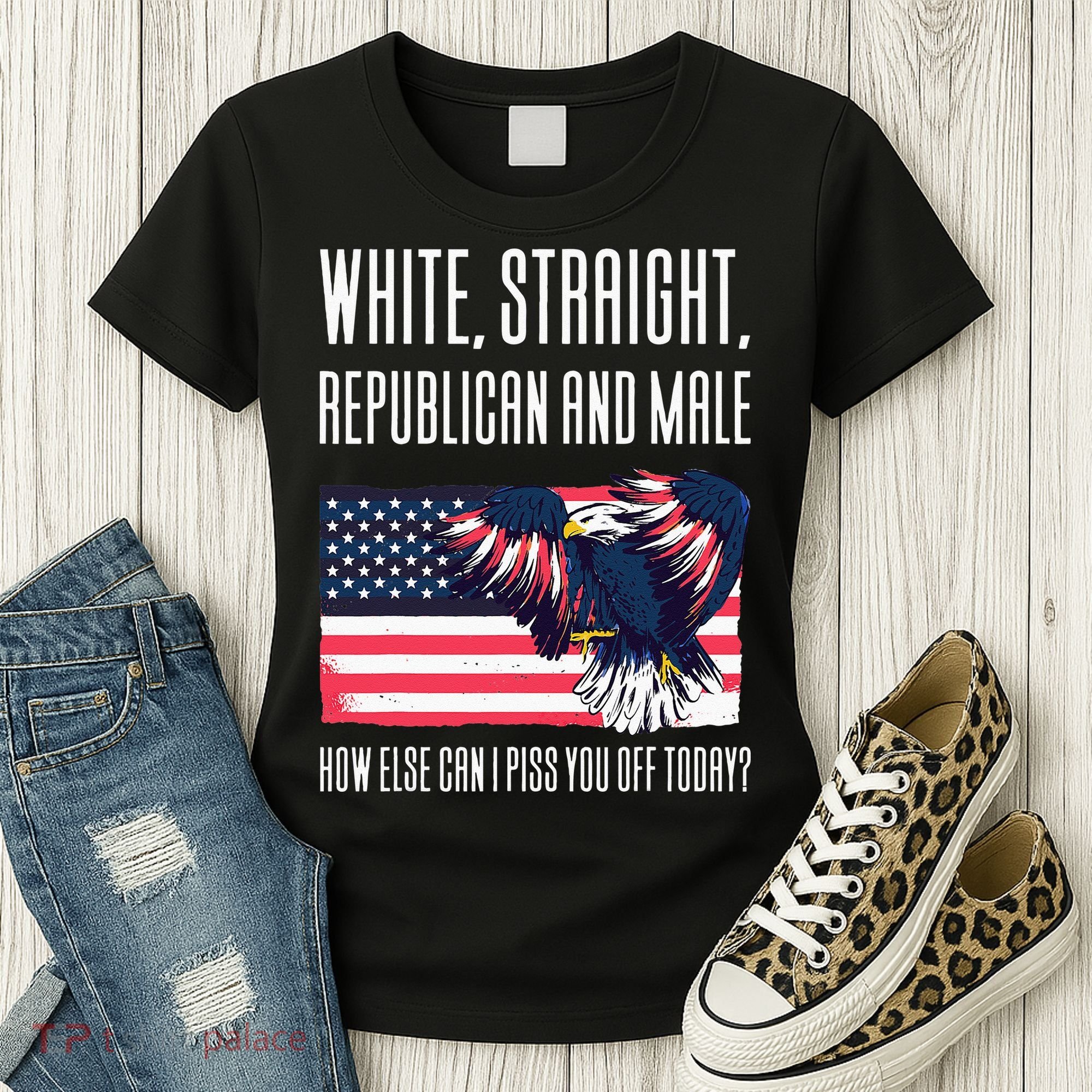 White Straight Republican Male Women's T-Shirt
