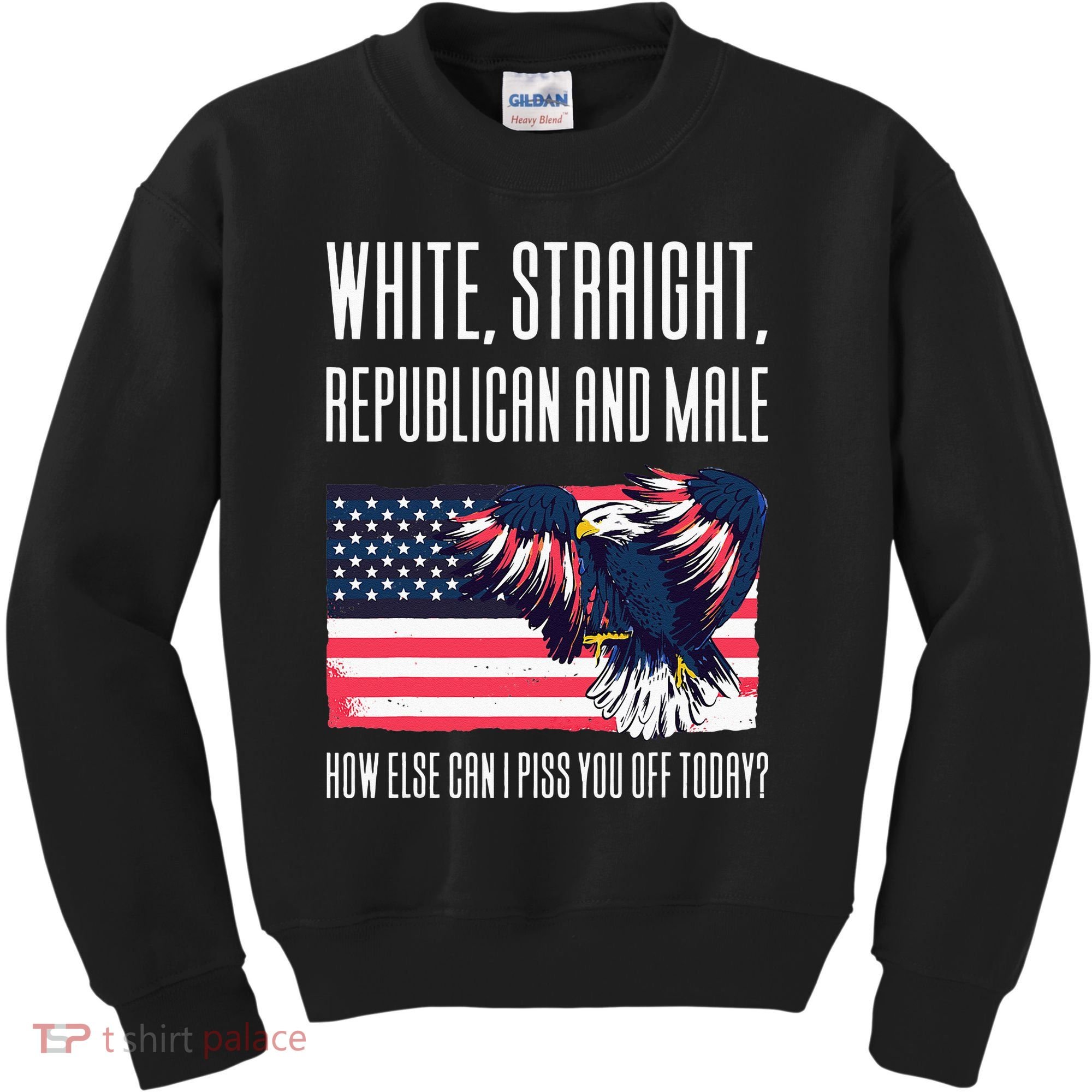 White Straight Republican Male Kids Sweatshirt