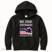 White Straight Republican Male Kids Hoodie thumb 0