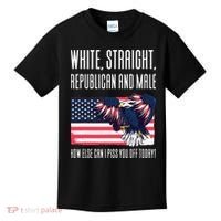 White Straight Republican Male Kids T-Shirt thumb 0
