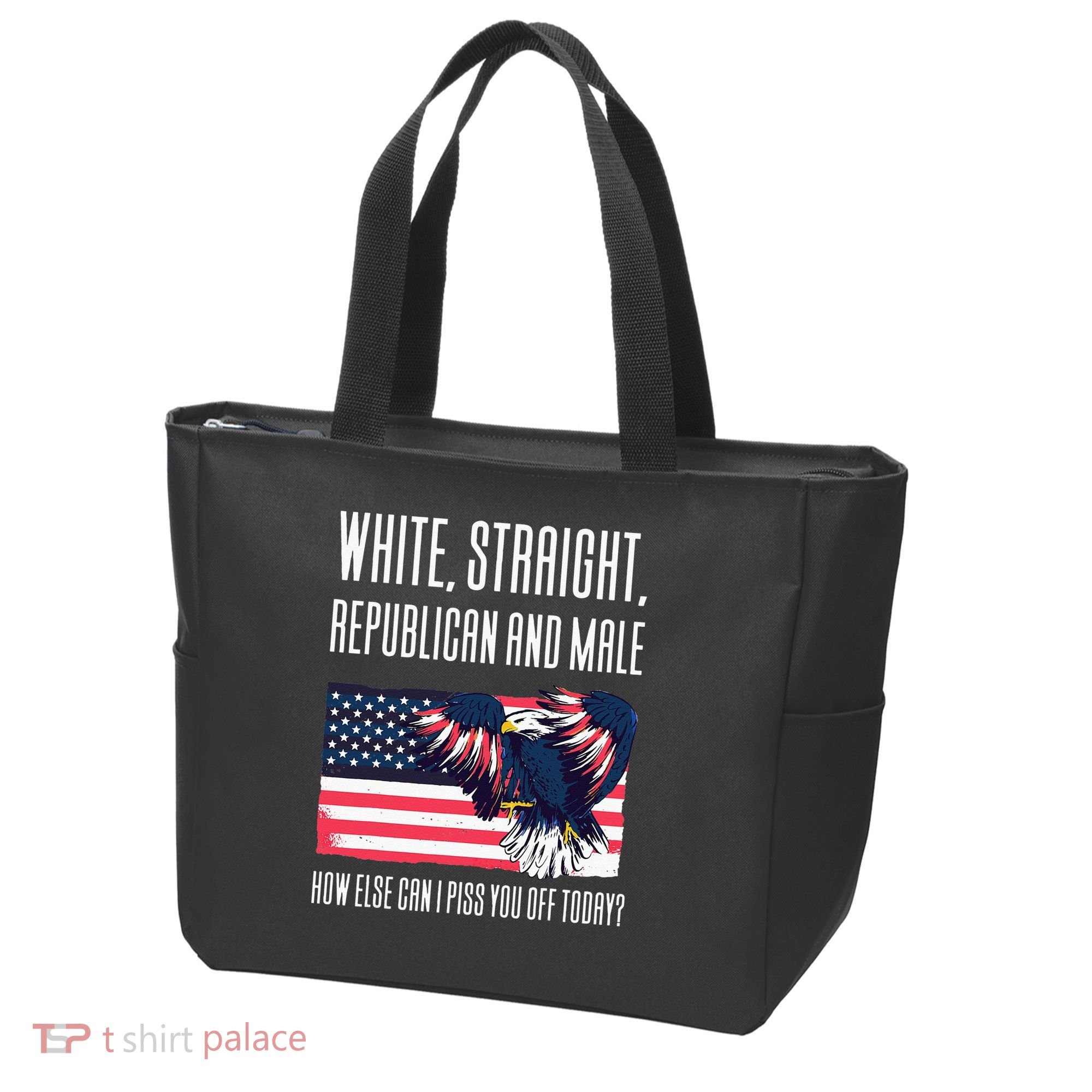 White Straight Republican Male Tote Bag