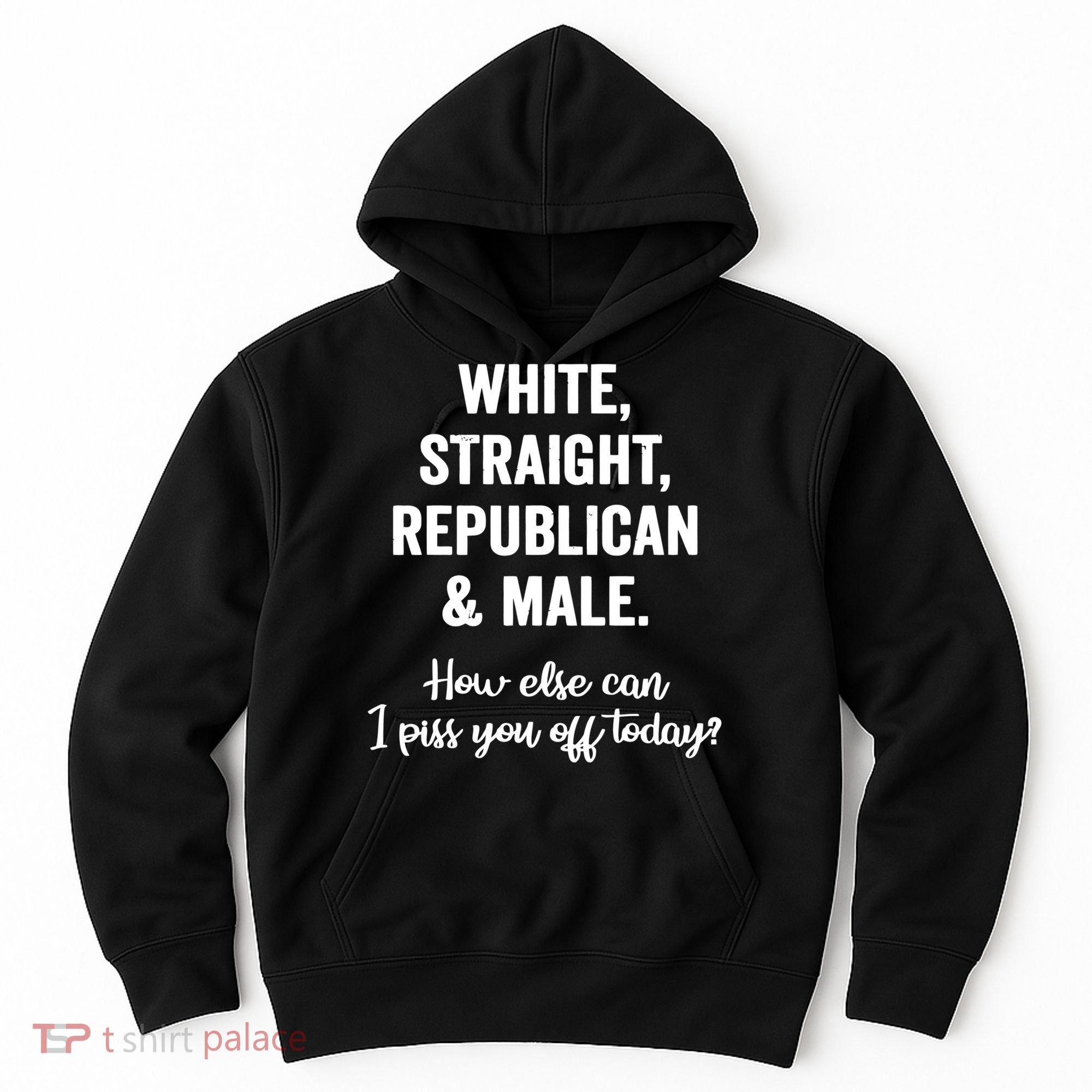 White Straight Republican Male Hoodie